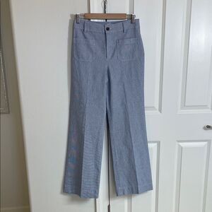 NWT J. Crew Patch Pocket High Rise Wide Leg Pants